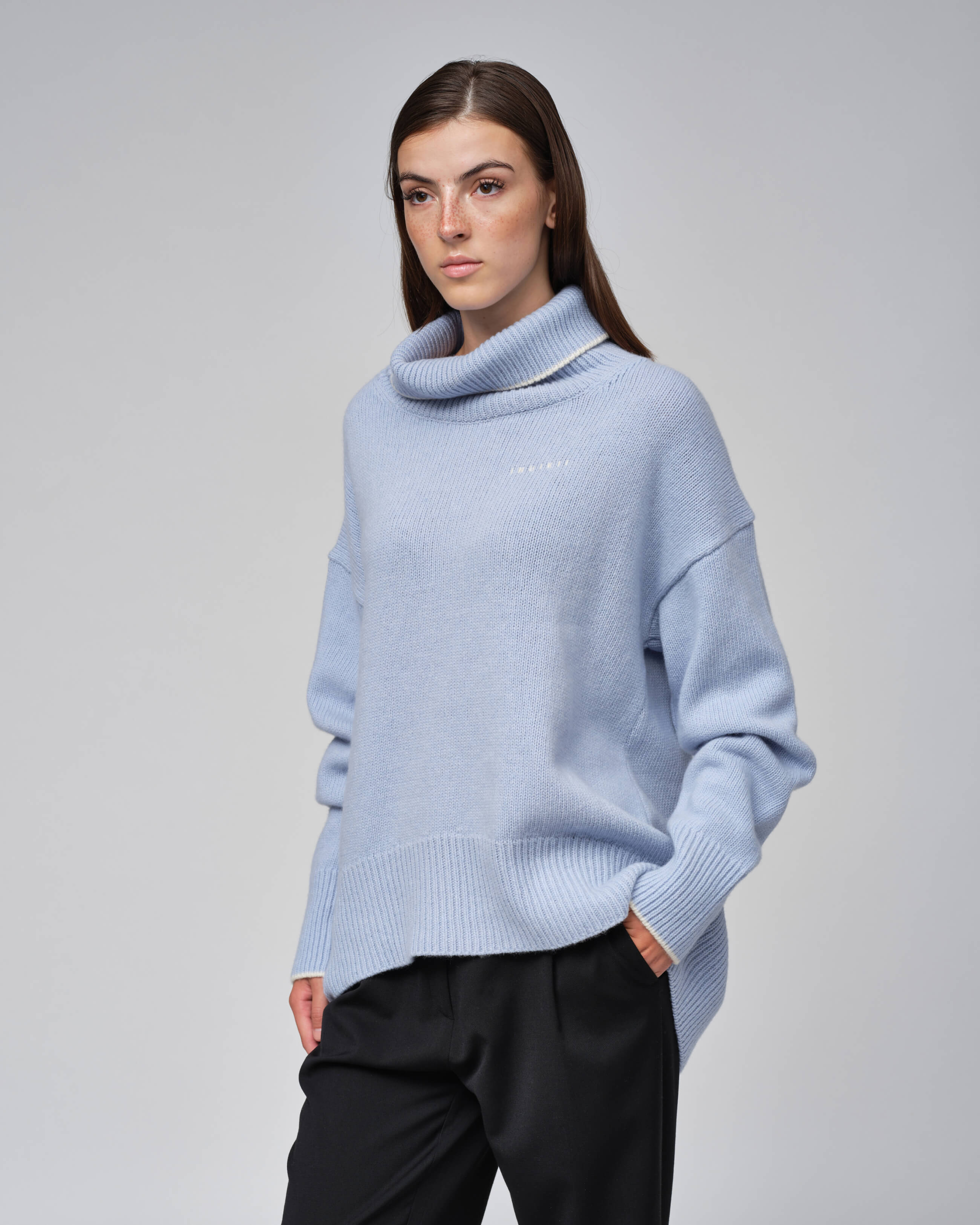 High Neck Knit Sweater