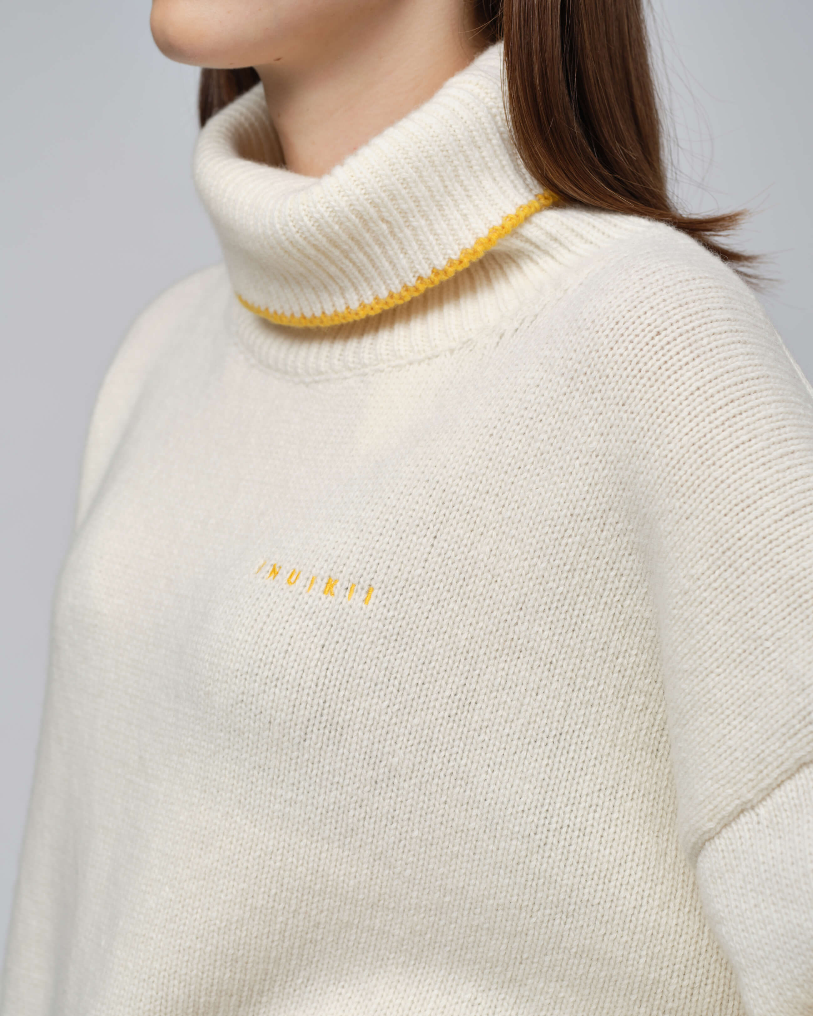 High Neck Knit Sweater